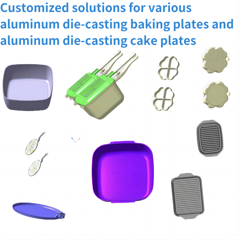 Procesos de fundición a presión de utensilios de cocina de aleación de aluminio múltiples personalizados