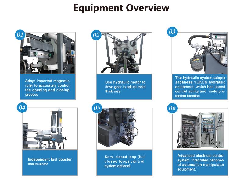 Características de la máquina de fundición a presión de piezas de motocicleta.