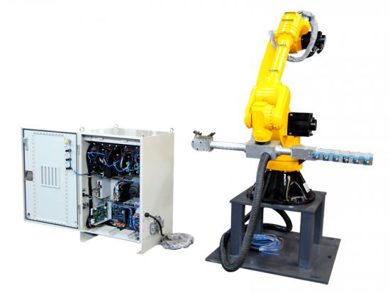 Fabricante chino Longhua 165KG piezas especiales de fundición a presión robot integrado de pulverización de recogida
