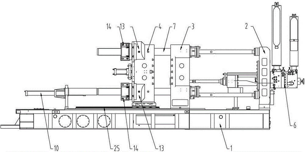 El método de ajuste de la parte del marco de la columna de la máquina de fundición a presión