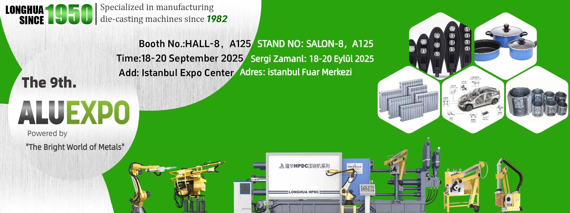 ¡Felicitaciones por: La 9ª Exposición Internacional de la Industria del Aluminio de Turquía (Aluexpo) 2025 se inauguró con éxito!